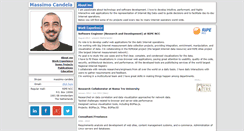 Desktop Screenshot of massimocandela.com